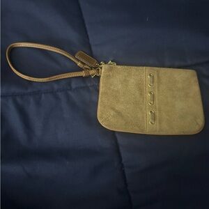 Coach Tan Wristlet